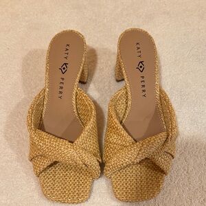 Katy Perry Collections Women's Tan Woven Mules